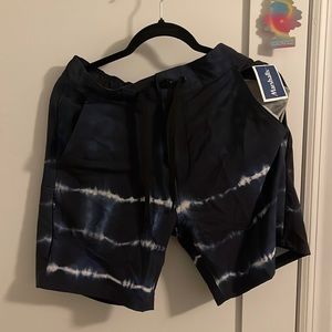 Men’s small navy blue swim trunks